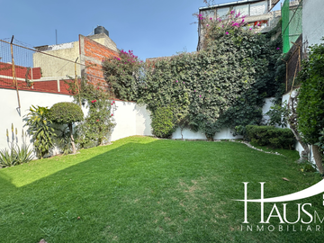 INCREÍBLE CASA EN VENTA CON AMPLIO JARDÍN, COL. CAMPESTRE CHURUBUSCO