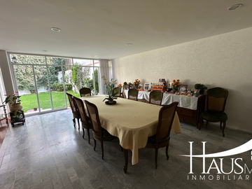 INCREÍBLE CASA EN VENTA CON AMPLIO JARDÍN, COL. CAMPESTRE CHURUBUSCO