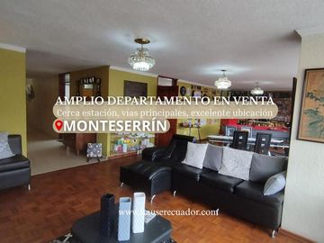 En Venta o Renta, amplio Departamento de 4 dorm, 234 m2 | Eloy Alfaro - Monteserrín, Quito
