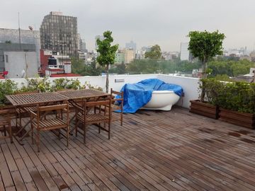 Penthouse en Colonia Roma de 2 recamaras.