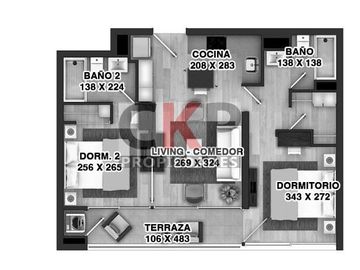 Departamento en Venta en Vicuña Mackenna/ Metro Vicente Valdés