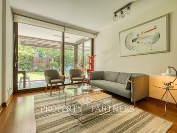 Exclusivo departamento N/O en primer piso con jardín y piscina, Hermanos Cabot