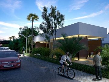 En venta casa de 4 habitaciones en privada residencial en zona norte de Mérida