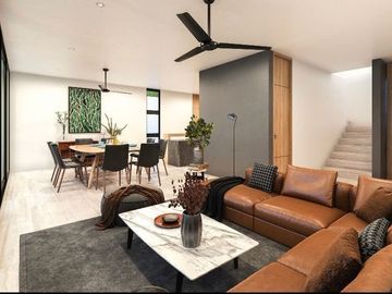 En venta casa de 3 recámaras en privada residencial en zona Tamanche