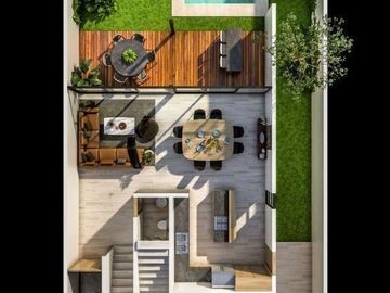 En venta casa de 3 recámaras en privada residencial en zona Tamanche