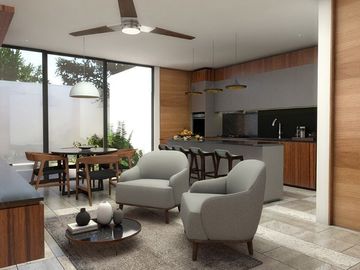 Townhouse en venta de 2 habitaciones en zona de Dzitya.