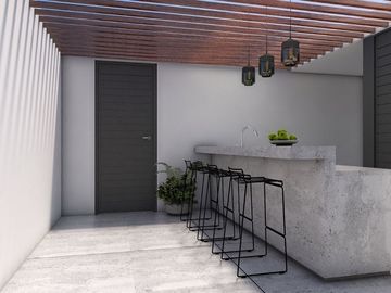 Townhouse en venta de 2 habitaciones en zona de Dzitya.