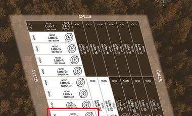 Terreno en Venta en Armeda, Conkal