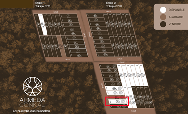 Terreno en Venta en Armeda, Conkal