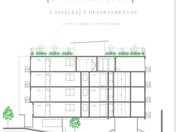 DEPARTAMENTO EN PRE VENTA EN CALLE MITLA COLONIA NARVARTE