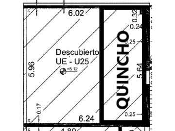 Departamento 1 dormitorio con terraza y quincho exclusivos
