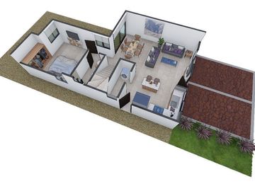 Casa en venta en privada residencial de 3 recámaras en Conkal