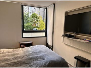Departamento con diseño industrial, cómodo y cercano a la nueva línea 8 del Metro