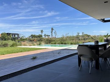 VENTA Casa Barrio Cerrado Acacias-Puertos del Lago-ESTRENAR-LAGUNA-Pileta-Domotica-LOSA RADIANTE