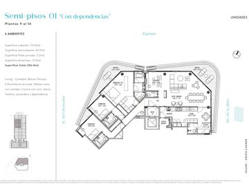 Venta departamento 6 ambientes en La Lucila con vista al río