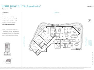 Venta departamento 6 ambientes en La Lucila con vista al río