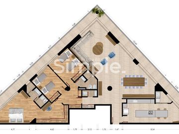 Venta departamento 3 dormitorios a estrenar en Puerto Norte