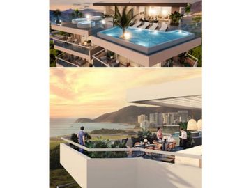 CESION DE DERECHOS ESPECTACULAR APARTAMENTO SANTA MARTA