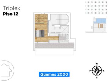 Triplex de 3 Dormitorios en la Mejor Zona de la Ciudad Guemes 2000