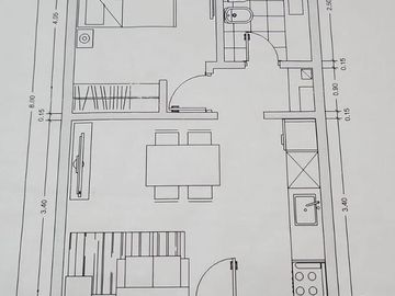 Venta Departamento  2 ambientes centro de Pilar