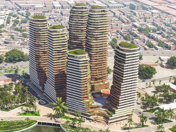Venta de Increíble Estudio con balcón. Piso 21. En Puerto Santa Ana – Guayaquil. The Hills