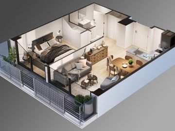 Venta de Departamento 2 ambientes a estrenar en torre full amenities  en  Barracas
