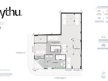 VENTA DEPARTAMENTO PISO EXCLUSIVO DE 3 DORMITORIOS CON BALCÓN Y AMENITIES ZONA RIO