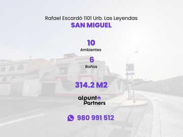 Casa en  Venta frente Parque las Leyendas San MIguel 246mt2