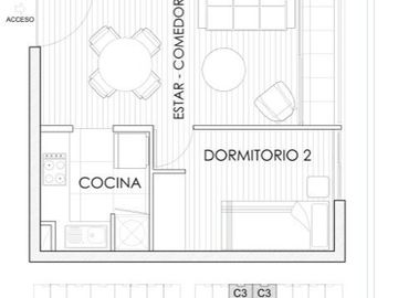INVERSIÓN  4 departamentos Martín de Solier, Metro Cerrillos