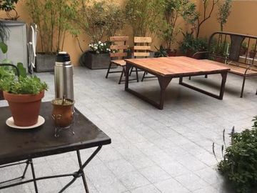 RETASADO! Terraza con departamento Venta - Silencioso y luminoso!!