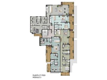 Lencke Vende - Excelente departamento en ultimo piso, 2 dormitorios y amplio balcon