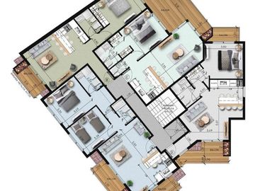 Lencke Vende - Excelente departamento en ultimo piso, 2 dormitorios y amplio balcon