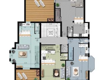 Lencke Vende - Excelente departamento en ultimo piso, 2 dormitorios y amplio balcon
