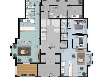 Lencke Vende - Excelente departamento en ultimo piso, 2 dormitorios y amplio balcon