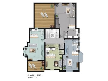 Lencke Vende - Excelente departamento en ultimo piso, 2 dormitorios y amplio balcon