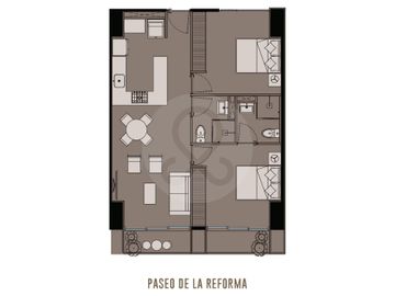 Jair Reforma Departamento en venta en Juárez