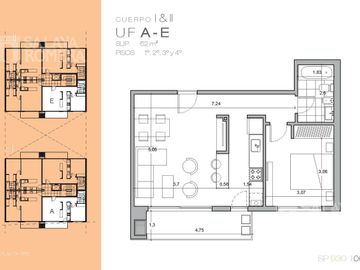 Departamento 2 ambientes en Tigre Venta entrega inmediata y financiación