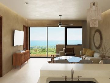 Alux 33, Departamento Premium en Puerto Morelos, Calidad de Vida frente al Mar