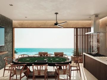 Alux 33, Departamento Premium en Puerto Morelos, Calidad de Vida frente al Mar
