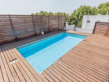 Departamento a estrenar en venta en Villa Luro, un ambiente, balcon al frente, cochera, piscina