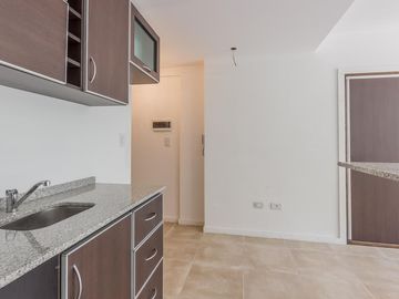 Departamento a estrenar en venta en Villa Luro, un ambiente, balcon al frente, cochera, piscina