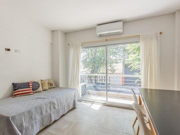 Departamento a estrenar en venta en Villa Luro, un ambiente, balcon al frente, cochera, piscina