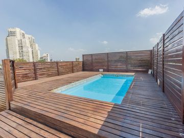 Departamento a estrenar en venta en Villa Luro, un ambiente, balcon al frente, cochera, piscina