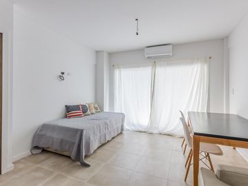 Departamento a estrenar en venta en Villa Luro, un ambiente, balcon al frente, cochera, piscina