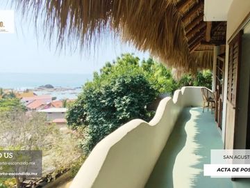 Casa de huespedes con vista al mar San Agustinillo