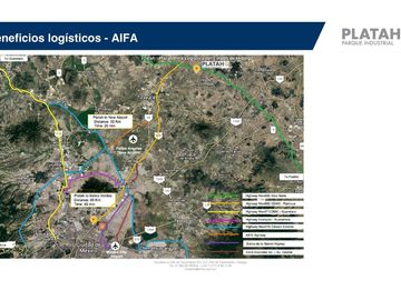 Venta Lotes Parque Industrial PLATAH en Hidalgo Arco Nte - Pachuca