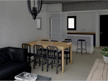 2 ambientes y escritorio. A estrenar. Terraza propia. A pasos de estación Victoria