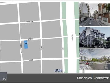 VENTA Monoambiente, 200 mts UADE, Mexico 1200-San Telmo-BALCON-PARRILLA-APTO BLANQUEO! DIC 2025