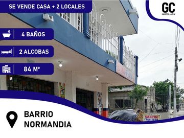 Se vende casa + 2 locales en el barrio Normandia de Soledad.
