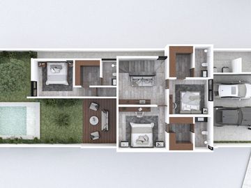 CASA VENTA MÉRIDA, 3 HABITS, ALBERCA, ENTREGA INMEDIATA, DZITYÁ.